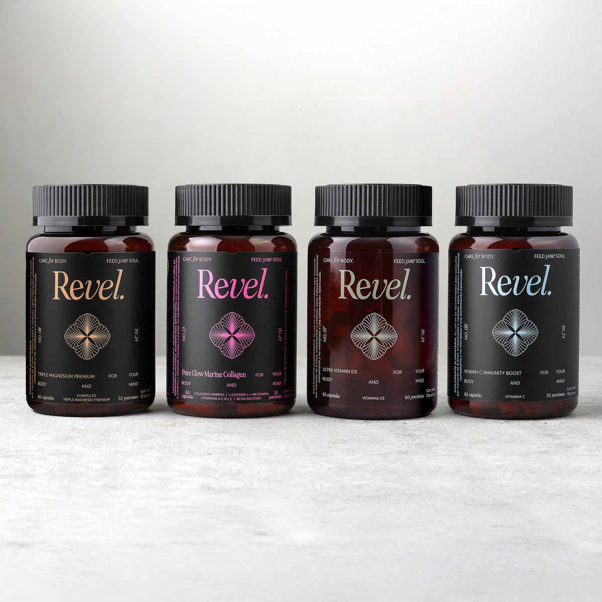 Pack Glow Total (Colágeno Marino + Triple Magnesio + Vitamina D3 + Vitamina C + Pastillero)