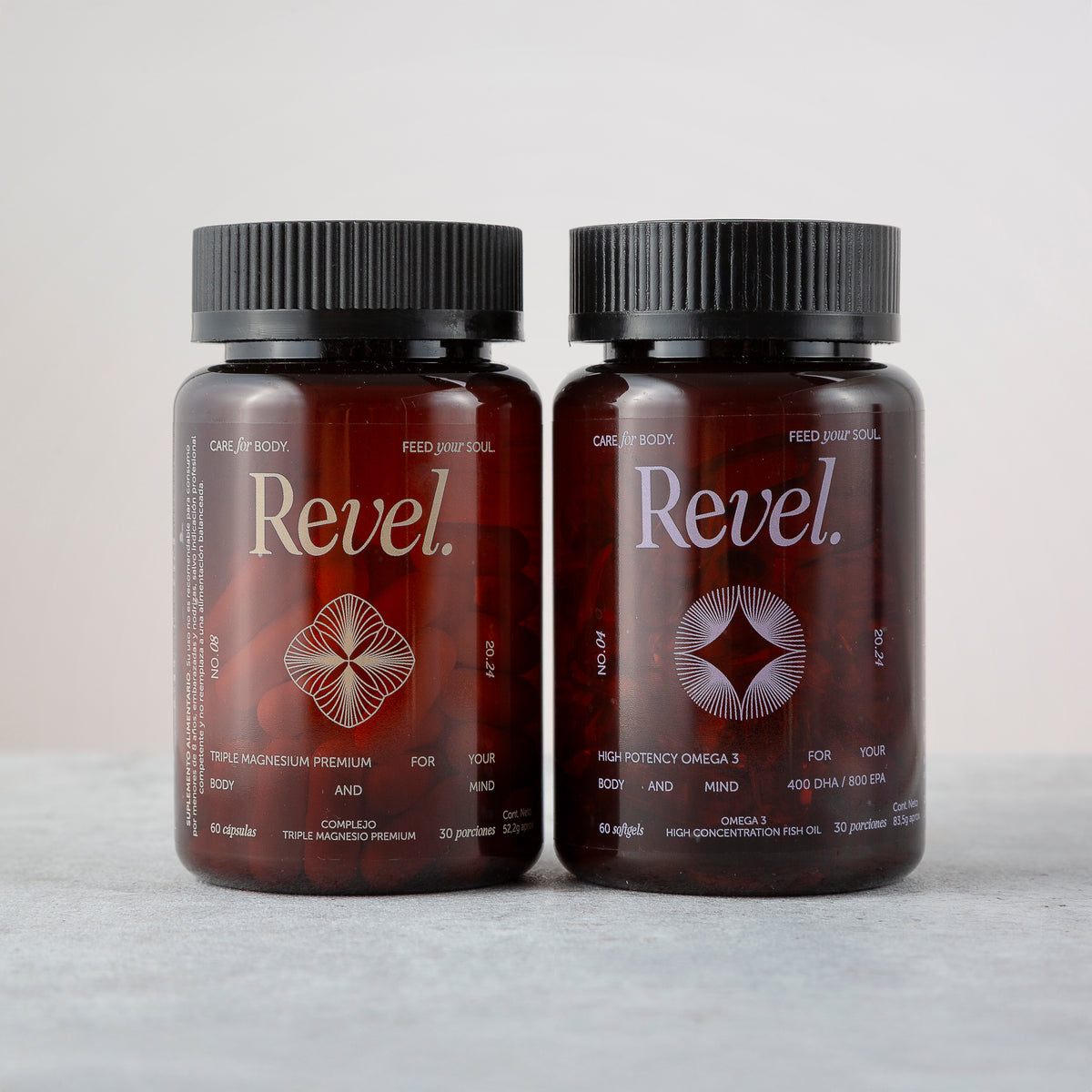 Dúo Esencial Premium (Triple Magnesio Premium + Omega 3 High Potency)