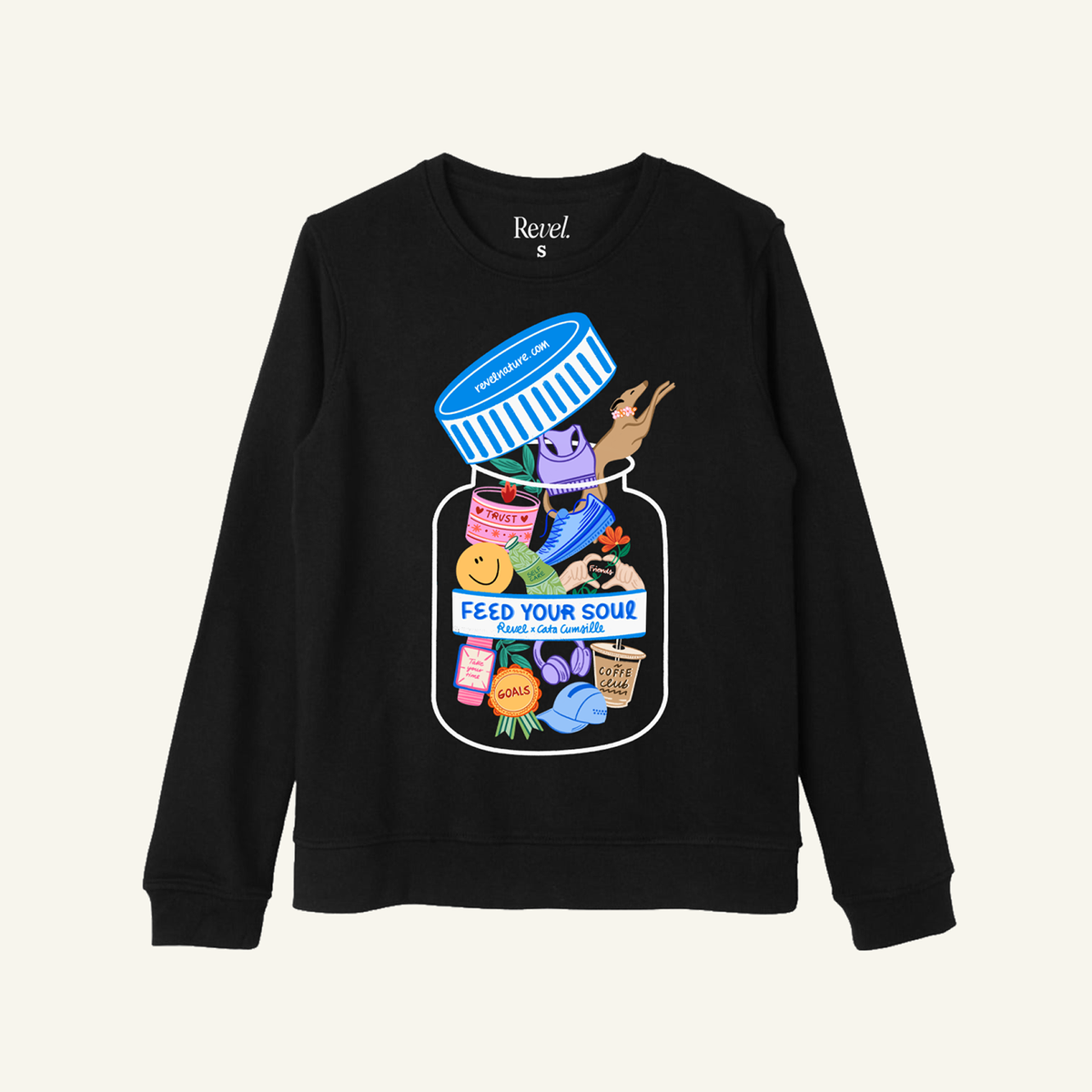 Polerón Feed your Soul Revel x Cata Cumsille (Edición Limitada)