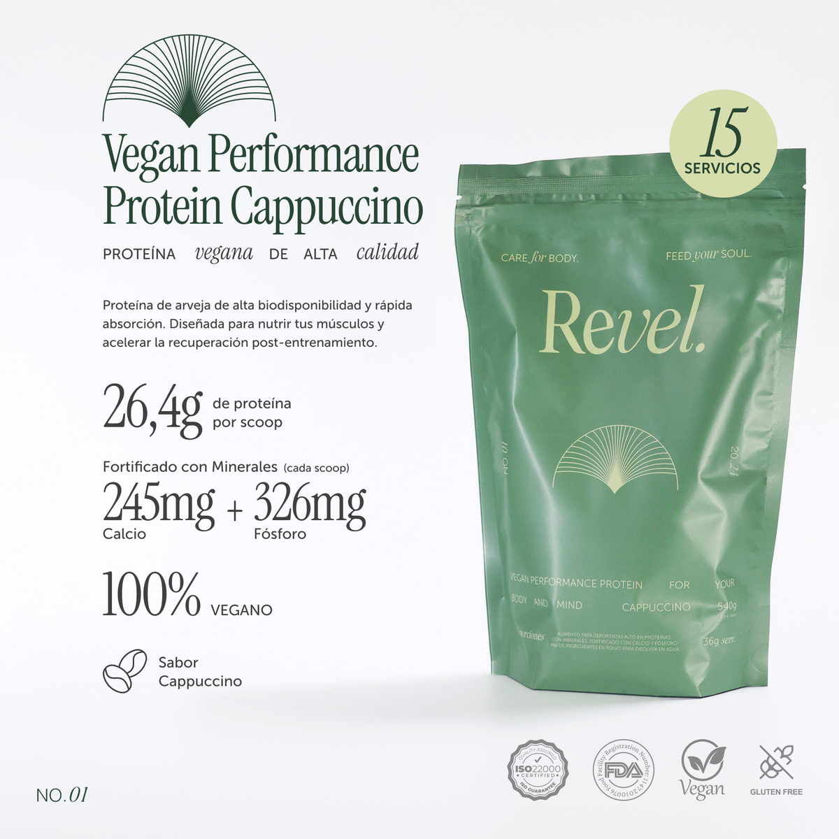 Vegan Performance Protein Capuccino (540g)